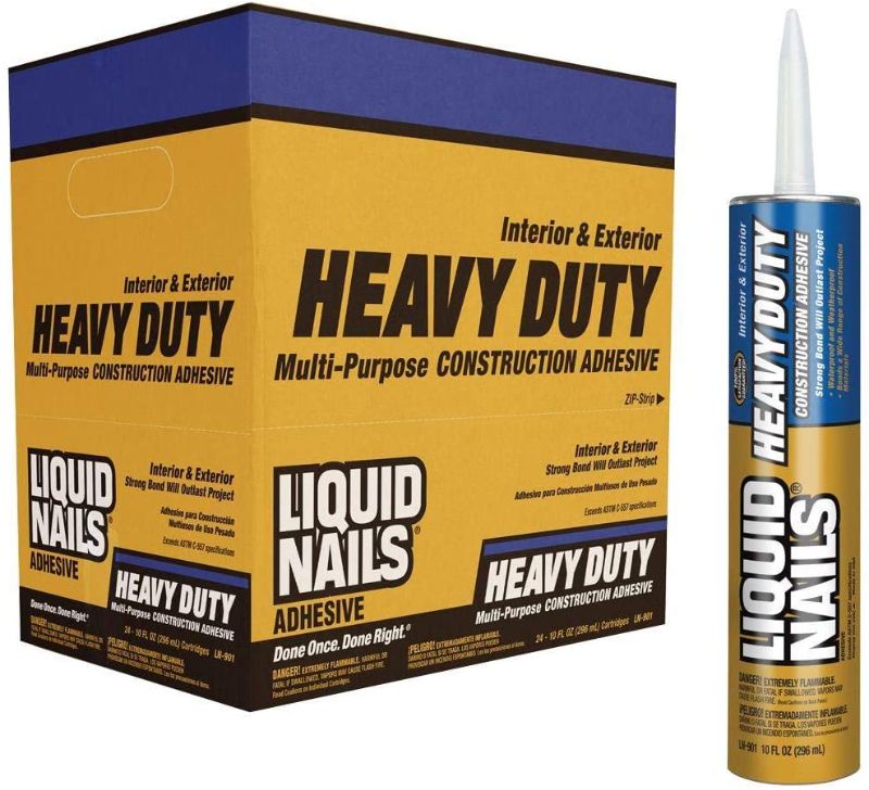 Photo 1 of **TWO MISSING**
Liquid Nails LN-903 12 Pack Heavy Duty Construction Adhesive, Tan
