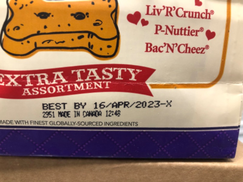 Photo 2 of **EXPIRATION DATE: 04/16/2023
(5 PACKS)
Old Mother Hubbard Classic Extra Tasty Assortment Natural Dog Treats, Oven Baked Crunchy Dog Treats, Mini Training Treats, Small Dogs, No Artificial Preservatives
