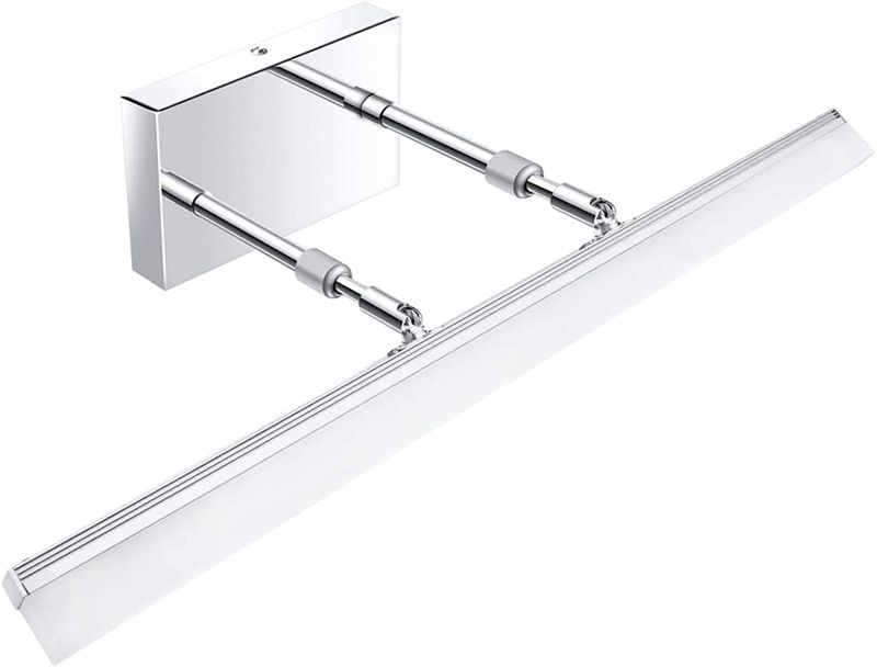 Photo 1 of **MISSING HARDWARE**
Aipsun 24 inch Dimmable LED Vanity Lights Adjustable Bathroom Light Fixtures Over Mirror Chrome Modern Vanity Lighting(White Light)
