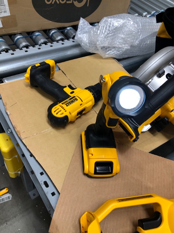 Photo 31 of **BRAND NEW** EVERY TOOL INDIVIDUALLY TESTED AND FUNCTIONAL, BLUE TOOTH TESTED AND FUNCTIONAL TOO**
DEWALT
20-Volt Max Cordless Combo Kit (10-Tool) with (2) 20-Volt 2.0Ah Batteries, Charger & Bag
