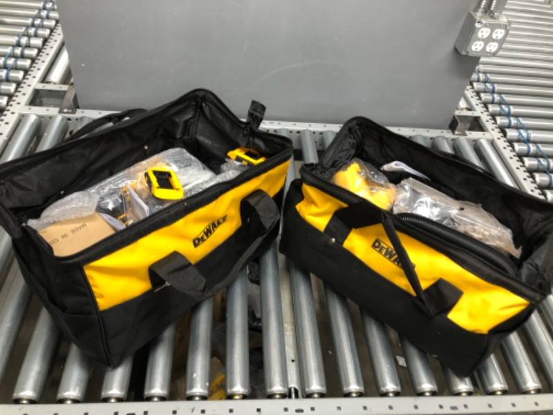 Photo 17 of **BRAND NEW** EVERY TOOL INDIVIDUALLY TESTED AND FUNCTIONAL, BLUE TOOTH TESTED AND FUNCTIONAL TOO**
DEWALT
20-Volt Max Cordless Combo Kit (10-Tool) with (2) 20-Volt 2.0Ah Batteries, Charger & Bag