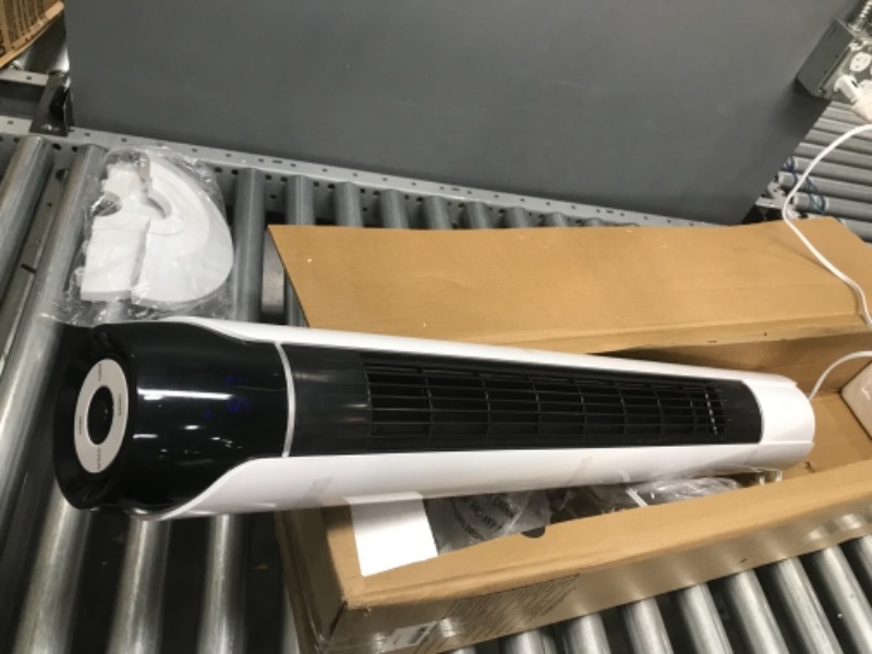 Photo 3 of **MISSING HARDWARE**
ower Fan FZ09, Ultra Quiet Cooling, Wide Angle Oscillating AirCirculator, Small Footprint Design, 32 inch Middle Tower, Floor Standing Fan, Energy Saving, 3 Speeds, White
