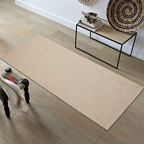 Photo 1 of Ottomanson Jardin Collection Rug, 2' x 5', Solid Cream
