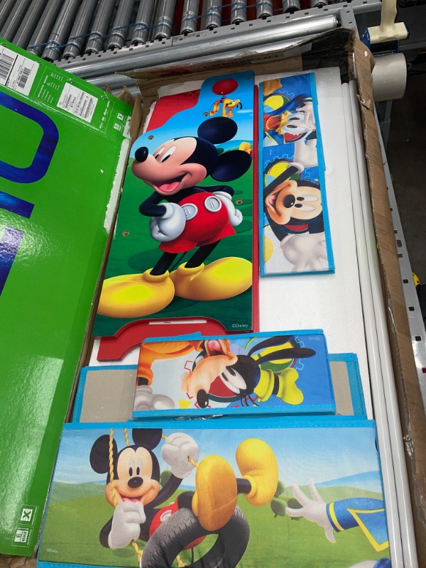 Photo 2 of Disney Mickey Mouse 6 Bin Design and Store Toy Organizer by Delta Children
