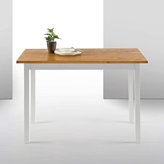 Photo 1 of Zinus Becky Farmhouse Wood Dining Table / Table Only
