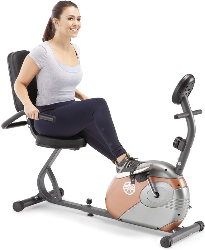 Photo 1 of **missing hardware** Marcy Recumbent Exercise Bike with Resistance ME-709
