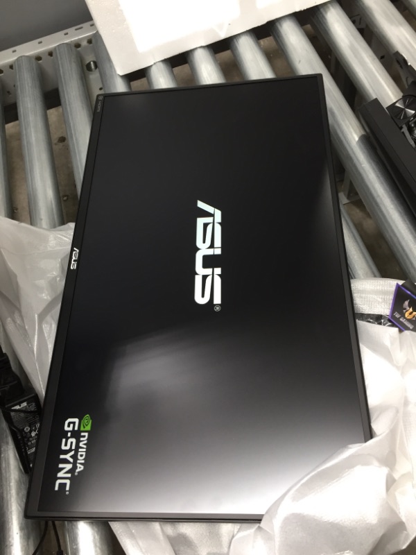 Photo 2 of **MISSING HARDWARE** ASUS TUF Gaming VG259QR 24.5” Gaming Monitor, 1080P Full HD, 165Hz (Supports 144Hz), 1ms, Extreme Low Motion Blur, G-SYNC Compatible ready, Eye Care, DisplayPort HDMI, Shadow Boost, Height Adjustable
