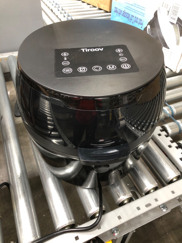 Photo 1 of Tiroov Large Air Fryer XL, 7.8 Quart Electric Hot Air Fryer Oven Oilless Cooker with Viewable Window, 10-in-1 LED Digital Touch Screen Air Fryers, Airfryer with Thaw/24h Booking Function(36 Recipes)
