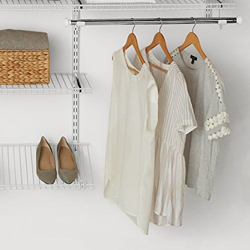 Photo 1 of *Loose Hardware, Might be Incomplete*
Rubbermaid FG3H9200WHT Configurations 48" Shelving & Hanging Kit - White
