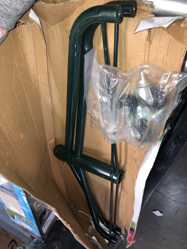 Photo 1 of *Loose Hardware, Might be Incomplete*
National Tree 32 Inch Folding Tree Stand with Rolling Wheels for 9 to 10 Foot Trees, Fits 1.25-Inch Pole
