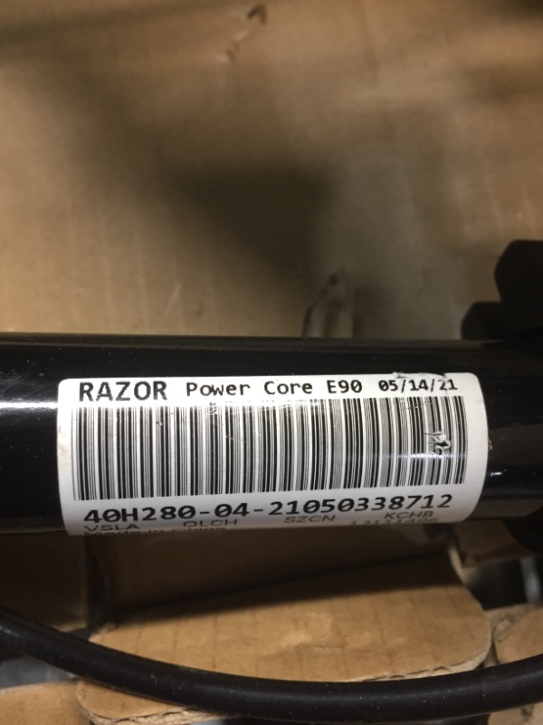 Photo 3 of ***PARTS ONLY*** Razor Power Core E90 Electric Scooter - Hub Motor, Up to 10 mph and 80 min Ride Time, for Kids 8 and Up
