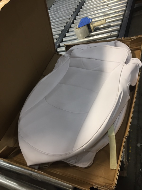 Photo 4 of **INCOMPLETE** Bomely Fit Tesla Model 3 Seat Covers All Season Nappa Leather Car Seat Protector with Armrest Cover Tesla Model 3