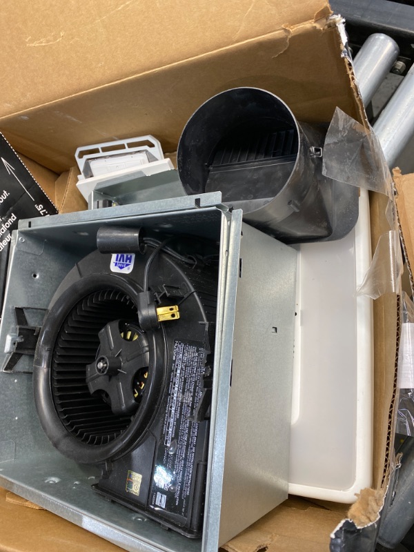 Photo 1 of **PARTS ONLY** Broan-NuTone
ChromaComfort 110 CFM Ceiling Bathroom Exhaust Fan with Sensonic Stereo Bluetooth Speaker