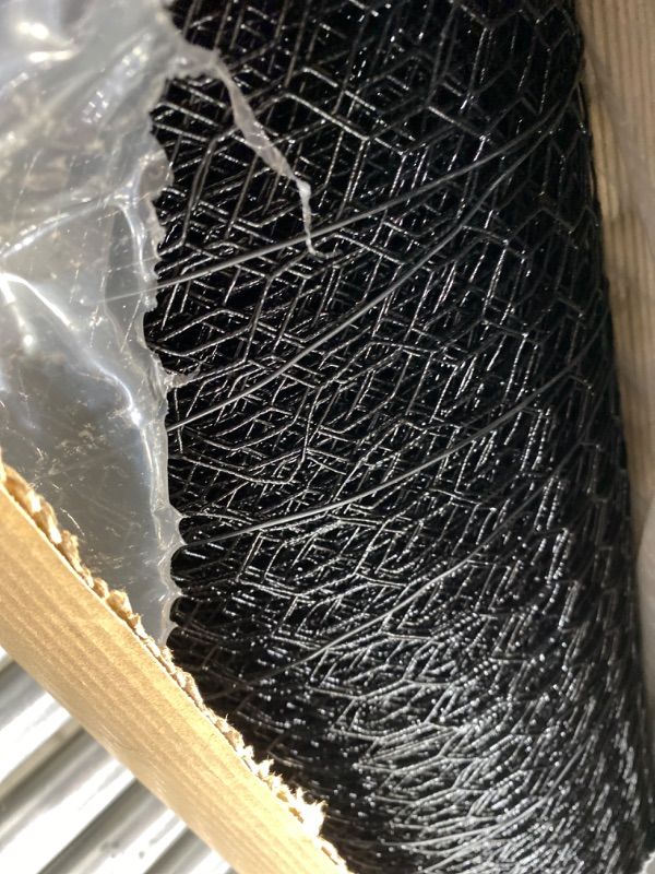Photo 3 of 
Fencer Wire
4 ft. x 150 ft. 20-Gauge Black PVC Coated Poultry Netting with 1 in. Mesh