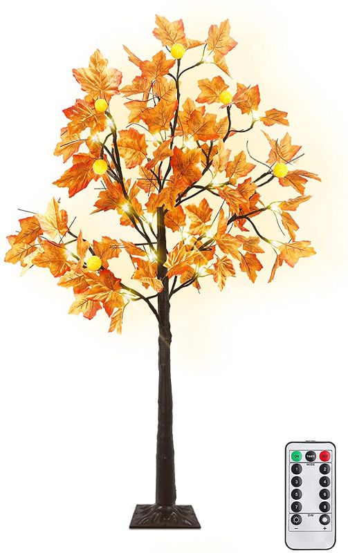 Photo 1 of **SIMILAR ** TURNMEON 6 Ft Lighted Maple Tree Thanksgiving Fall Decor 