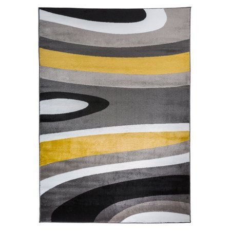 Photo 1 of Abstract Contemporary Modern Area Rug 5 FT 3 IN AND 7FT 3 IN
