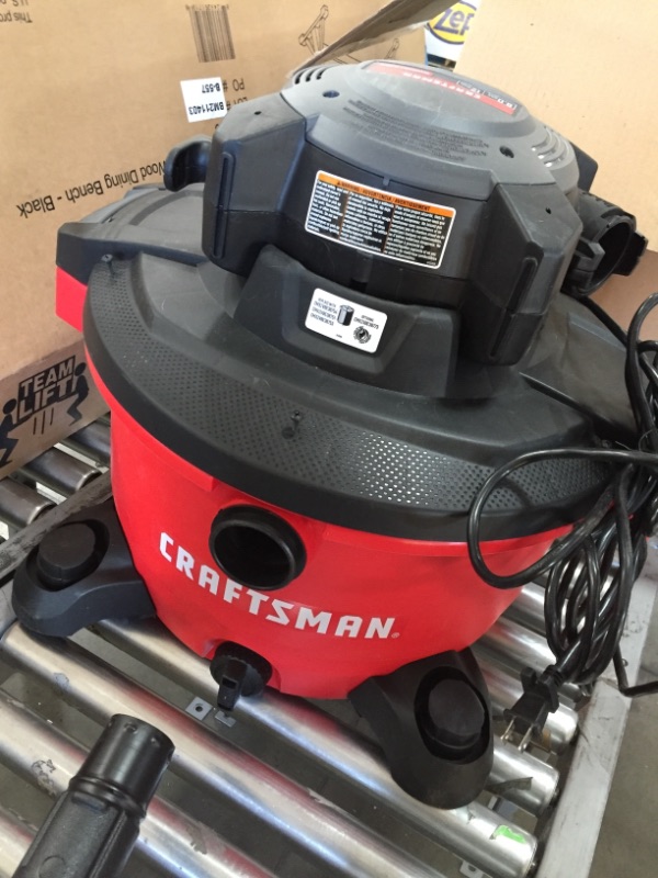 Photo 2 of 12 GAL.* 6.0 PEAK HP** WET/DRY VAC WITH DETACHABLE LEAF BLOWER
