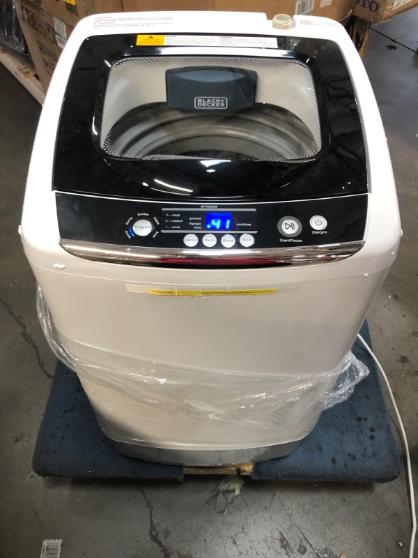 Photo 1 of Black & Decker 0.9' Cubic Portable Washer