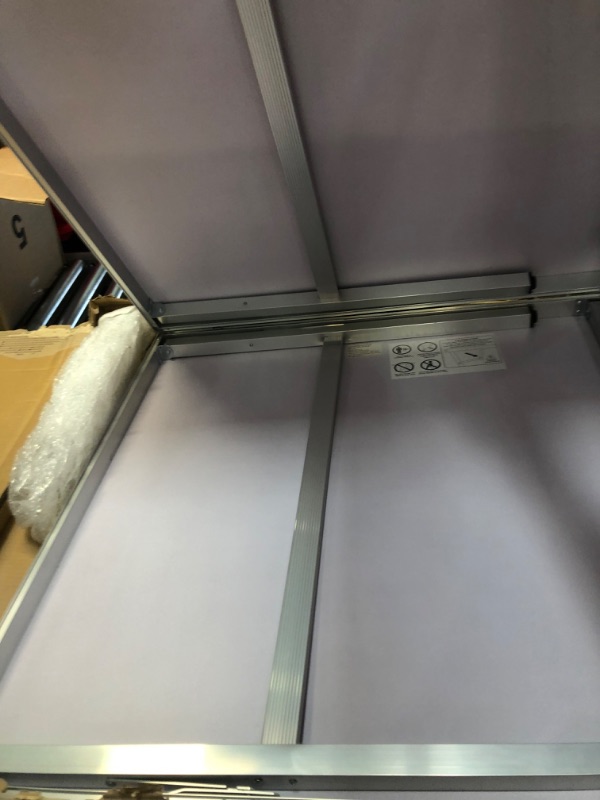 Photo 3 of GoSports 6’x3’ Mid-Size Table Tennis Game Set - Indoor/Outdoor Portable Table Tennis Game with Net, 2 Table Tennis Paddles and 4 Balls, Blue (PP-T