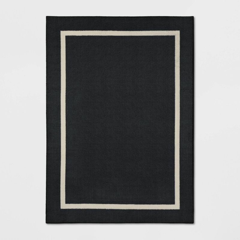 Photo 1 of 5'x7' Good Fashion Frame Border Rug - Room Essentials™