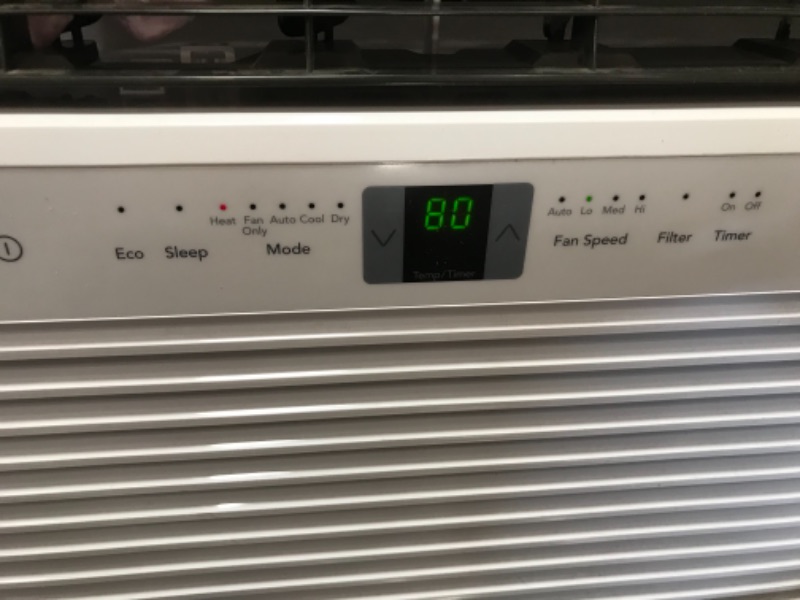 Photo 3 of FRIGIDAIRE FFRH11L2R1 11,000 BTU 115V Heat/Cool Window Air Conditioner with Remote Control, White