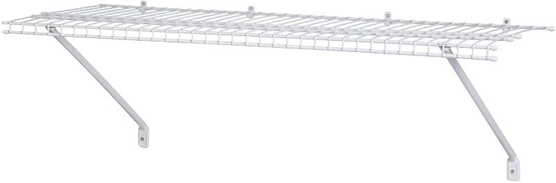 Photo 1 of   ClosetMaid 51041 Prepack Wire Shelf Kit, 4-Feet , White
