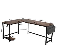 Photo 1 of Clihome Office Desk 66-in Modern/Contemporary L-shaped Desk
