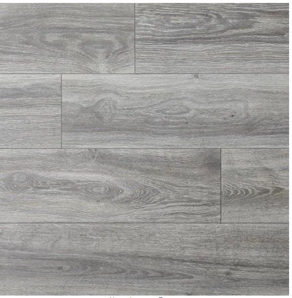 Photo 1 of 6 CASES*** Water Resistant EIR Silverton Oak 8 mm Thick x 7-1/2 in. Wide x 50-2/3 in Length Laminate Flooring (23.69 sq. ft./ case)
