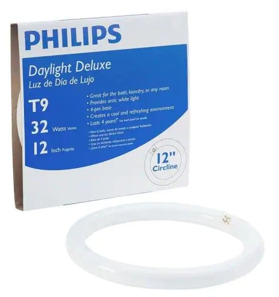 ***PACK OF 2*** 32-Watt 12 in. T9 Circline Linear Fluorescent Tube ...