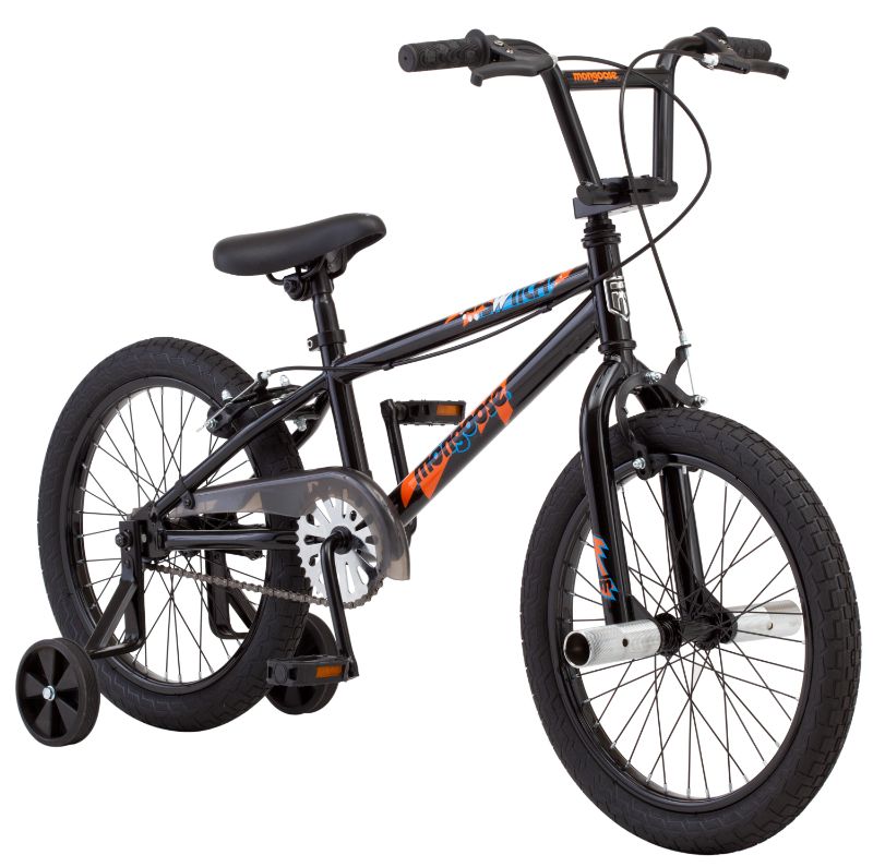 Photo 1 of ***MISSING PEDAL, HARDWARE*** Mongoose Switch Freestyle BMX Bike, 18-inch Wheels, Single Speed, Black
