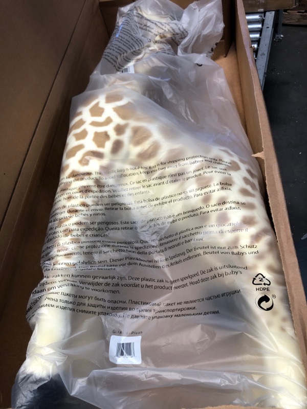 Photo 1 of Melissa & Doug Plush Giraffe, One Size , Brown
