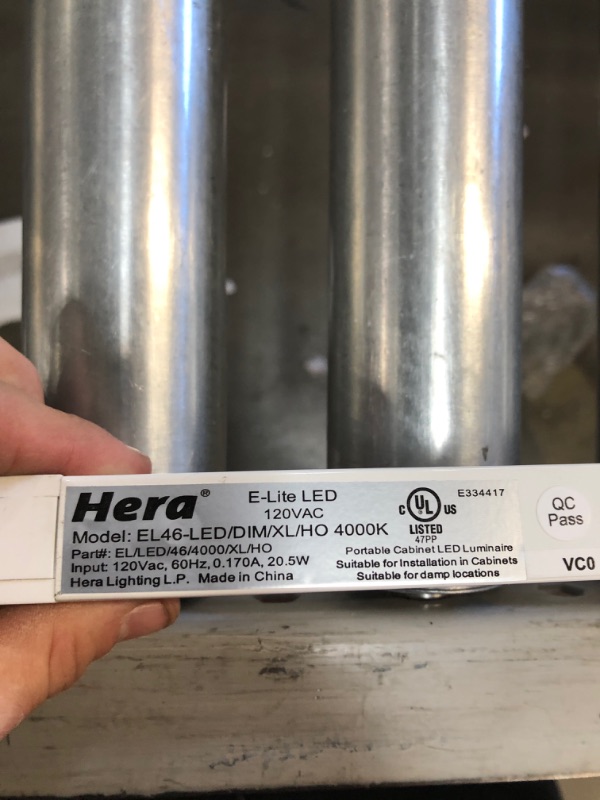 Photo 4 of ***CASE OF 6*** Hera Lighting Hles46Bc 46-.75 In. Slimlite Xl Fluorescent Lights - Cool White
