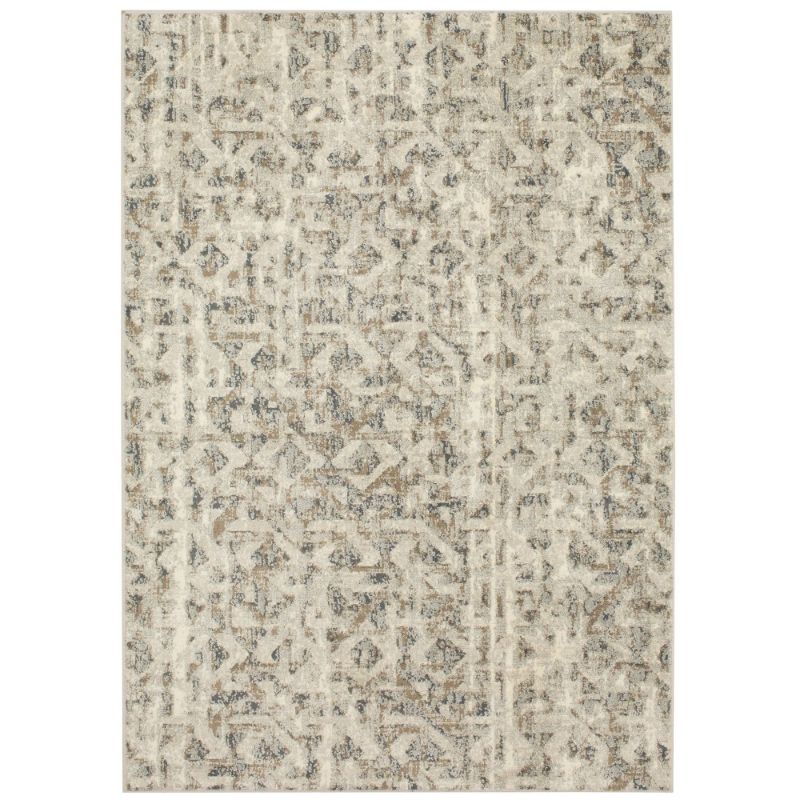 Photo 1 of 5'x7' Eliot Geo Area Rug Gray - Threshold™
