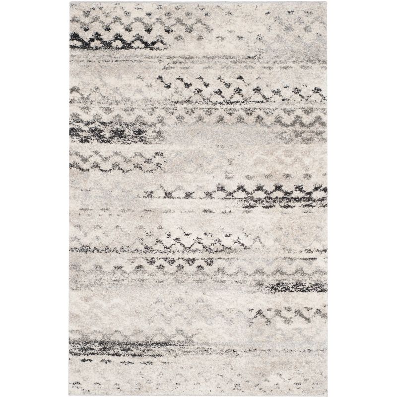 Photo 1 of ***FACTORY WRAPPED** Safavieh Retro Cream and Gray 4' X 6' Area Rug
