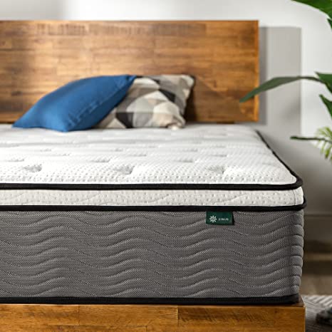 Photo 1 of (VERY DIRTY) 
ZINUS 12 Inch Support Plus Pocket Spring Hybrid Mattress / Extra Firm Feel / Heavier Coils for Durable Support / Pocket Innersprings for Motion Isolation / Mattress-in-a-Box, Queen
