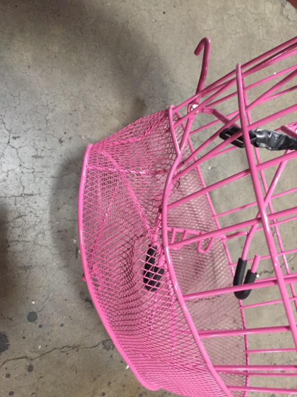 Photo 2 of (DENTED/BENT CORNER; TORN MESH) 
SUNLITE Basket Sunlt Ft Wire/Mesh Oval L/O Std Pk W/Bracket
