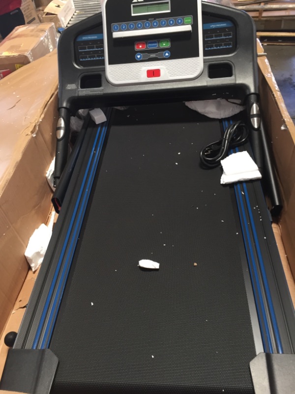 Photo 4 of (CRACKED CORNER; MISSING HARDWARE) 
XTERRA Fitness TR150 Folding Treadmill
