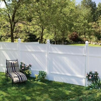 Photo 1 of (DENTED CORNER) 
Veranda 5 in. X 5 in. X 8 Ft. White Vinyl Fence Post, 9 total Posts
