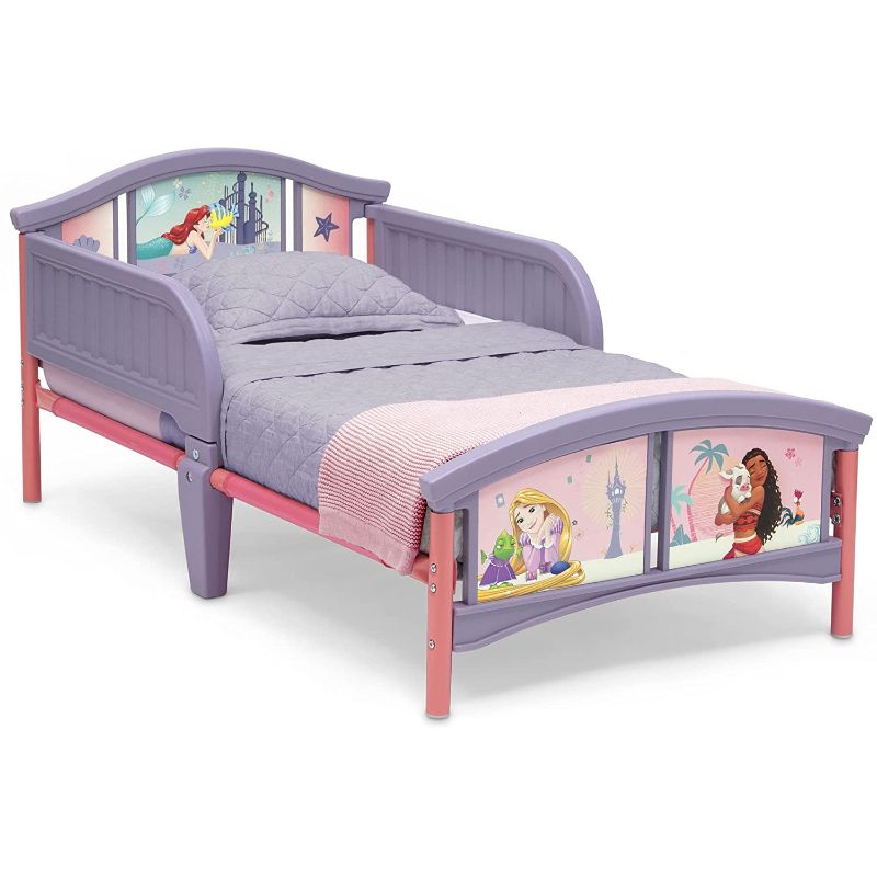 Photo 1 of Delta Children Plastic Toddler Bed, Disney Princess
