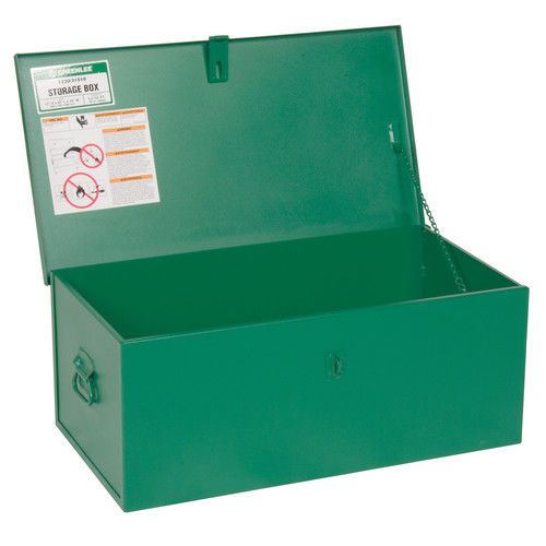 Photo 1 of "Greenlee 1230 30 X 12 X 16-Inch Heavy Duty Steel Locking Storage Welders Box"
