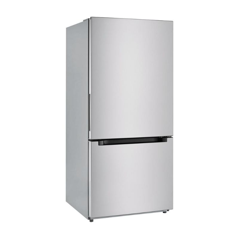 Photo 1 of ***DAMAGE SHOWN IN PICTURE** Vissani 18.7 Cu. Ft. Bottom Freezer Refrigerator in Stainless Steel, Silver
