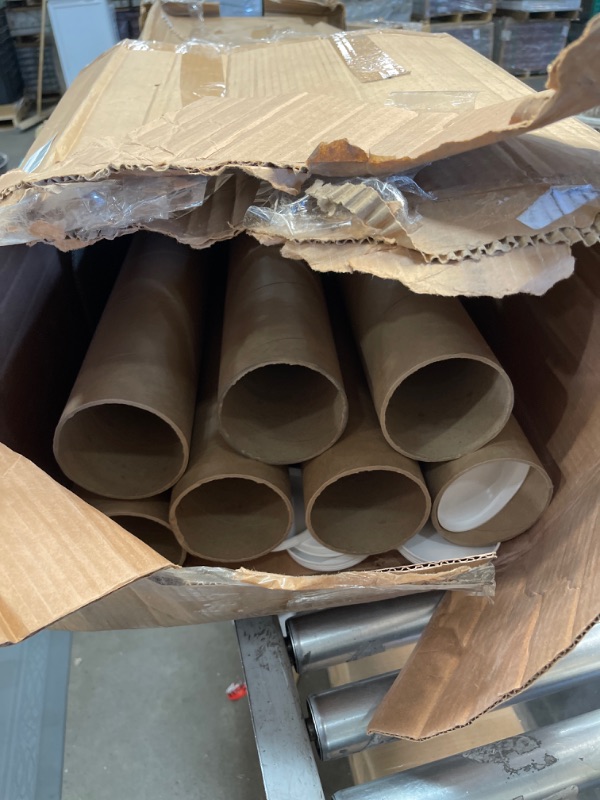Photo 3 of ***STOCK PHOTO FOR REFERENCE, PACK OF 7***4 INCH DIAMETER 61 INCH LONG CARDBOARD TUBE 