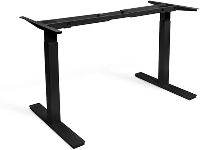 Photo 1 of ***MISSING TABLE TOP*** Autonomous Edition Hybrid Dual Motor Electric Standing Desk Frame in Black (No Table Top), 28"-47" height range, 39"-70" length range
