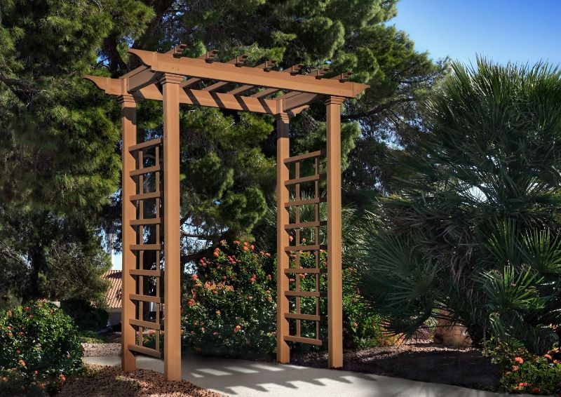 Photo 1 of ***HARDWARE LOSE IN BOX** vita VA84070 Carolina Vinyl Arbor, Brown
