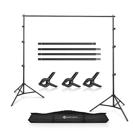 Photo 1 of *** FACTORY WRAPPED** Yesker 10 X 10 Ft Photo Video Studio Background Support Stand, Adjustable Heavy Duty Photography Backdrop Support System Kit for Photoshoot Party Vide
