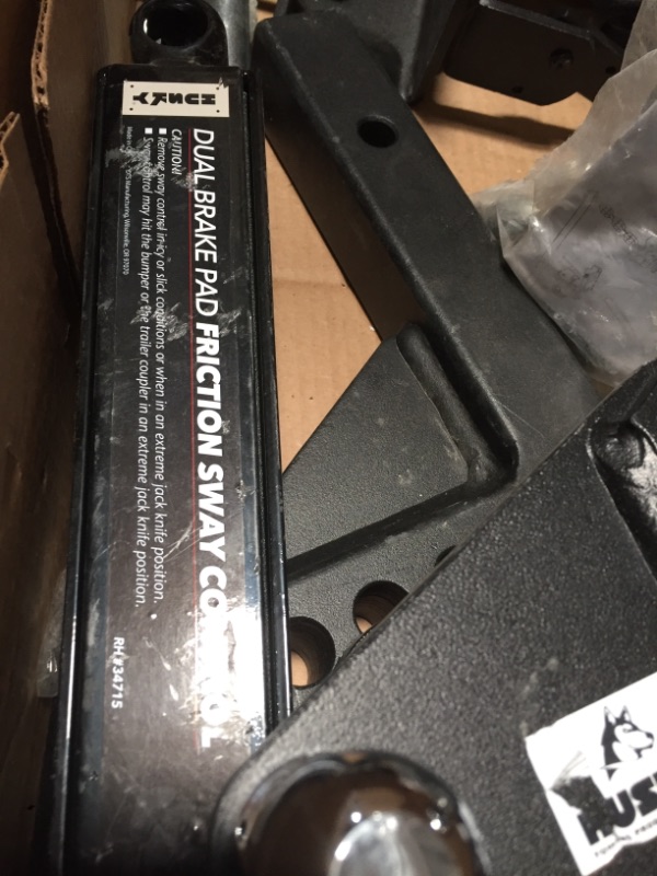 Photo 4 of ***PARTS ONLY***, ***INCOMPLETE***
Husky Towing 1,000-1,400lb 14,000lb Gross Trailer Weight With Shank Tongue Weight Round Bar