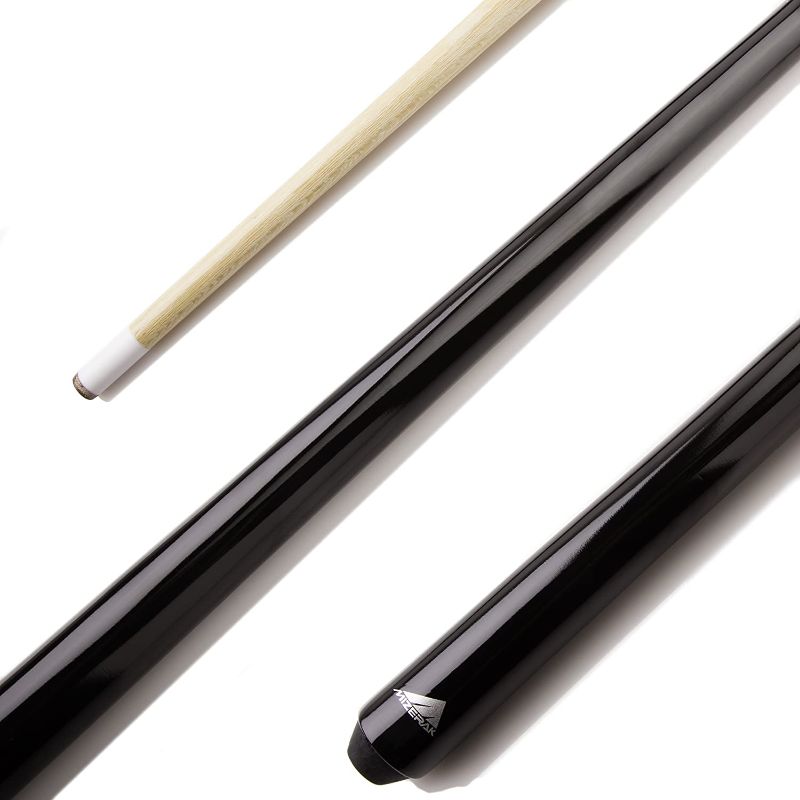 Photo 1 of "Mizerak Shorty Cue (1 Piece), 40""", natural and black
