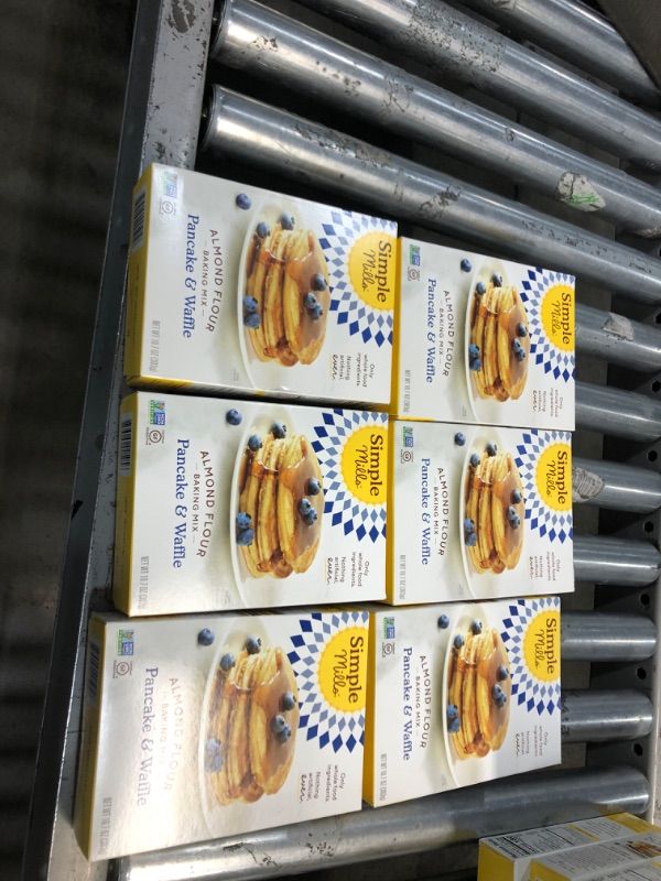 Photo 1 of EXP: 01/19/2022
Simple Mills Almond Flour Pancake Mix & Waffle Mix, Gluten Free, Made with whole foods, (6 packs) SOLD AS IS, NON-REFUNDABLE
