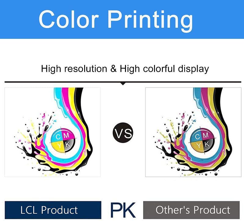 Photo 1 of LCL Remanufactured Toner Cartridge Replacement for LCL-GPR-55 manufactured (4-Pack Black Cyan Magenta Yellow)
