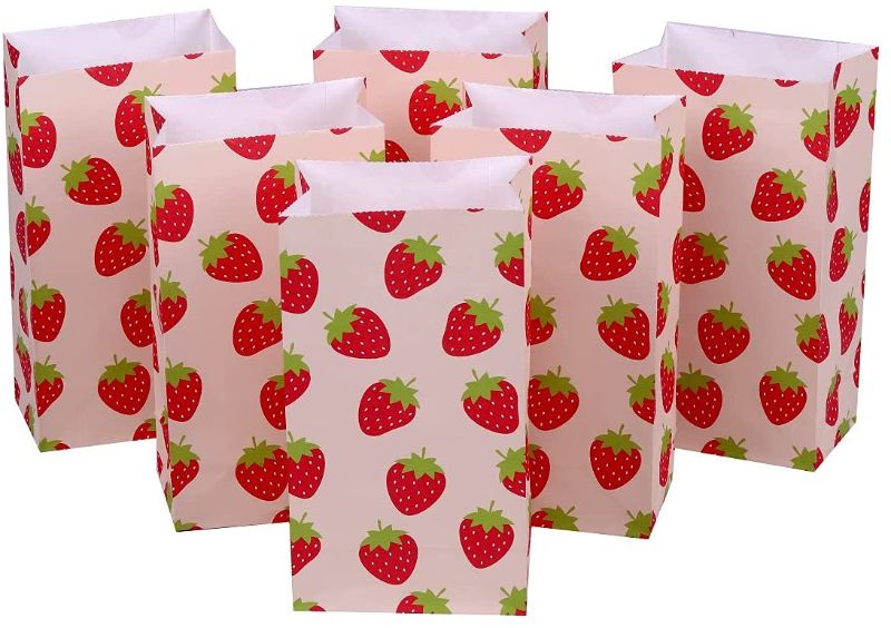 Photo 1 of **PACK OF 3**
ysmile Party Gift Bag for Snack Small Cherry Paper Package Birthday Celebration 8.6x4.6x3.14" 10 ct
